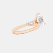 triangle engagement ring